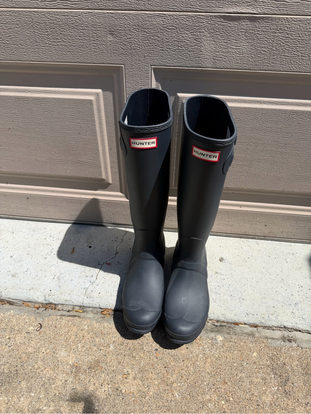 Hunter Tall Black Gloss Rain Boots